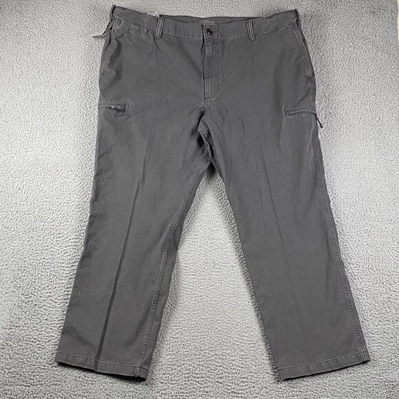 Docker's Pacific Crossover Cargo Pants Men's W48 L32 Gray Work Casual Outdoor - Picture 1 of 13